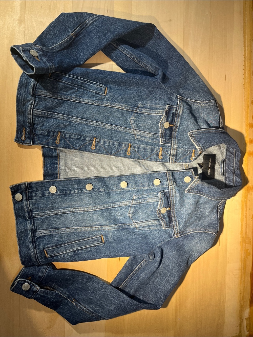 Banana Republic Dark Blue Denim Jacket - Women